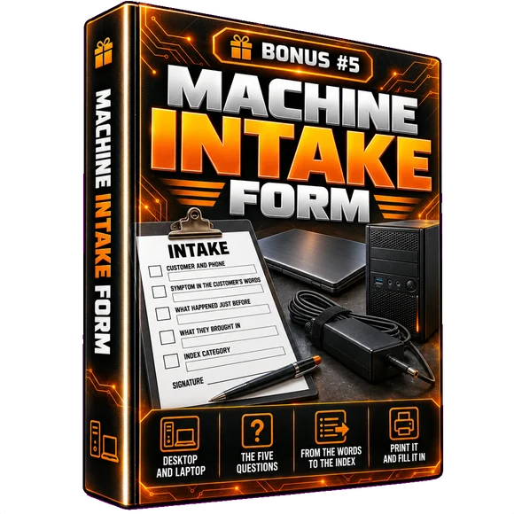Bonus 5: Machine Intake Form