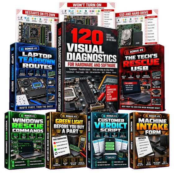 120 Visual Diagnostics for Hardware and Software and the six bonuses